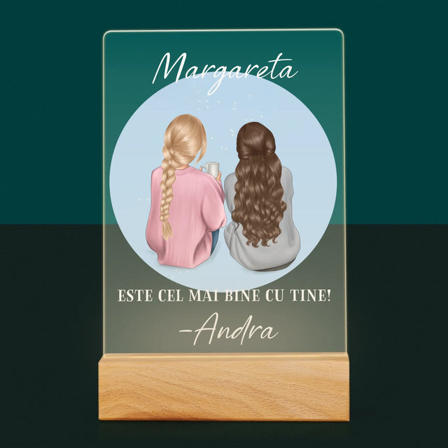 Kreator Postaci: Przyjaciółki - Wydruk Na Szkle Akrylowym | RO