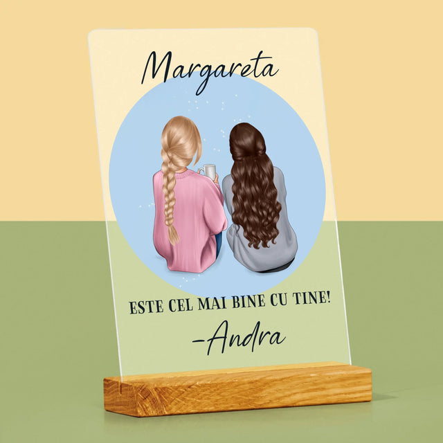 Kreator Postaci: Przyjaciółki - Wydruk Na Szkle Akrylowym | RO