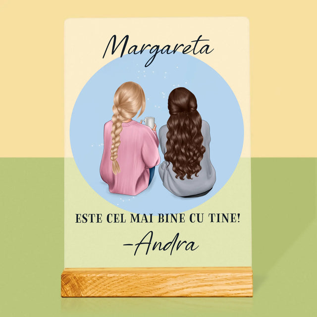Creator de Personaje: Prieteni - Imprimare pe Sticlă Acrilică | RO