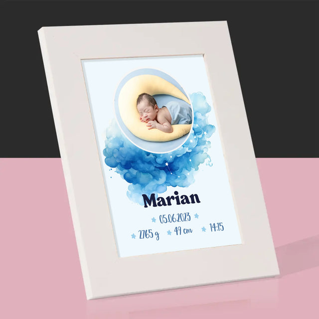 Certificat De Naștere: Zodiac Baiat - Ramă Pentru Fotografii (Horizontală)