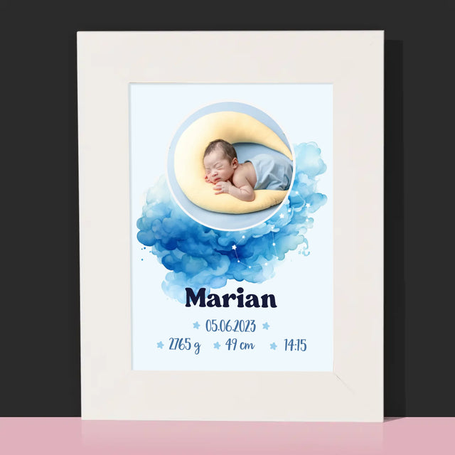 Certificat De Naștere: Zodiac Baiat - Ramă Pentru Fotografii (Horizontală)