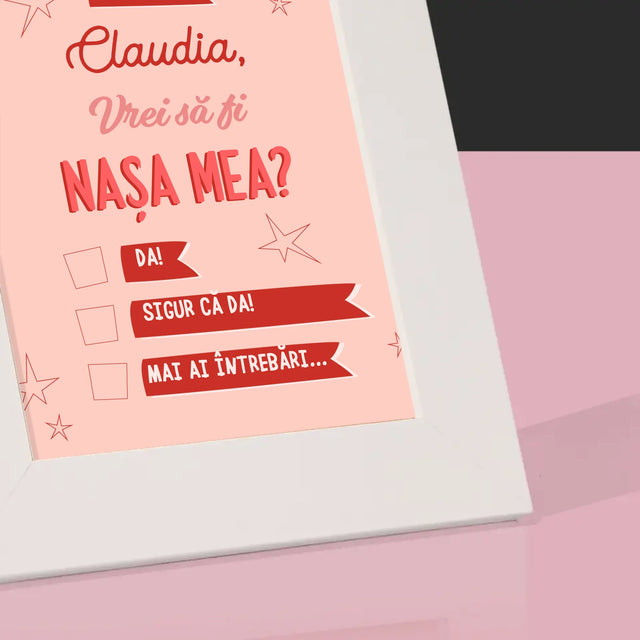 Numele Și Semnătura: Fără Tine Nu Mă Duc - Ramă Pentru Fotografii (Horizontală)