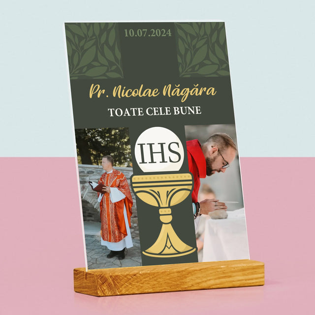 Colaj De Fotografii: Toate Cele Mai Bune Urări - Imprimare Pe Sticlă Acrilică (Verticală)