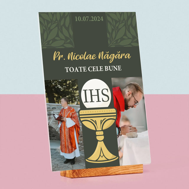 Colaj De Fotografii: Toate Cele Mai Bune Urări - Imprimare Pe Sticlă Acrilică (Verticală)