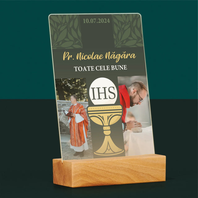 Colaj De Fotografii: Toate Cele Mai Bune Urări - Imprimare Pe Sticlă Acrilică (Verticală)