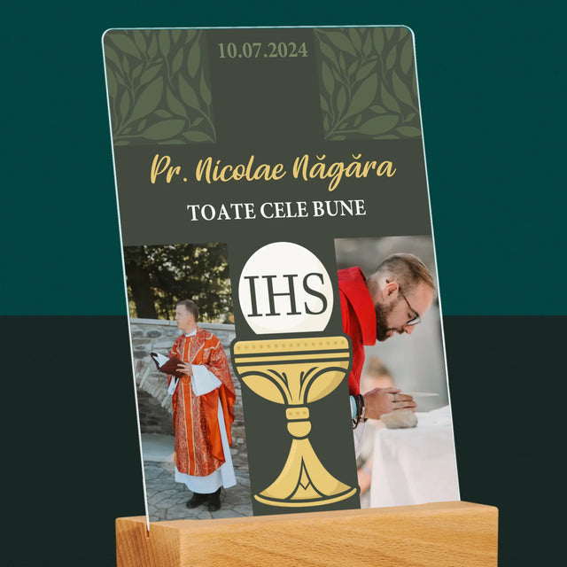 Colaj De Fotografii: Toate Cele Mai Bune Urări - Imprimare Pe Sticlă Acrilică (Verticală)