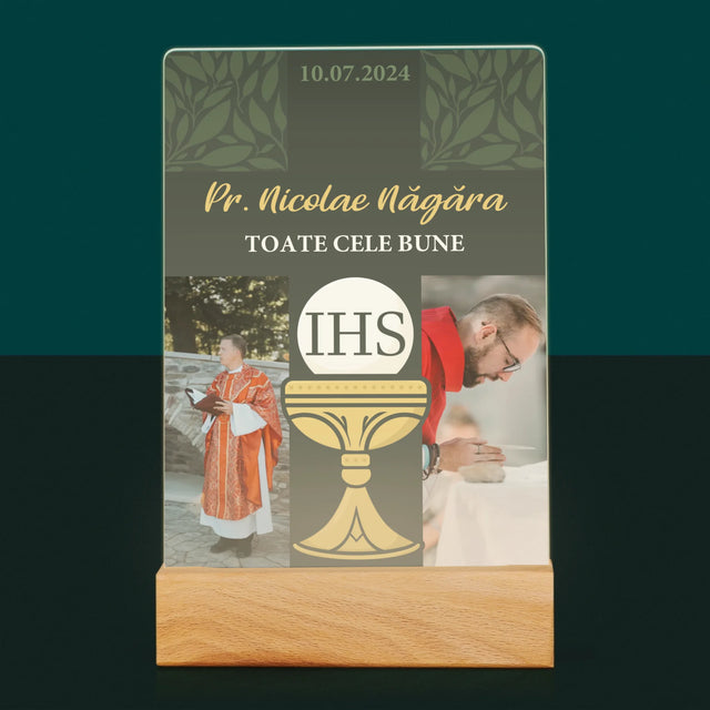 Colaj De Fotografii: Toate Cele Mai Bune Urări - Imprimare Pe Sticlă Acrilică (Verticală)