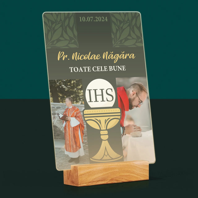 Colaj De Fotografii: Toate Cele Mai Bune Urări - Imprimare Pe Sticlă Acrilică (Verticală)