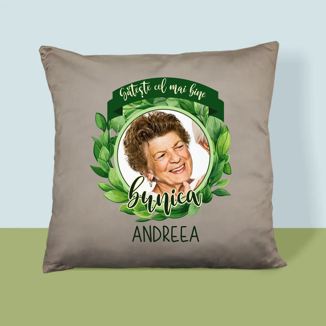 Fotografie și legendă: Cel mai bun bucătar - Pernă imprimată | RO