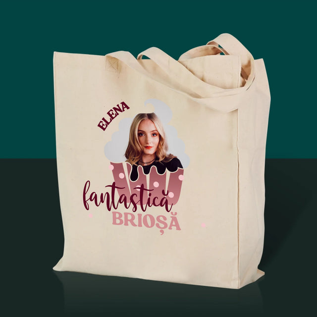 Fotografie Si Semnătură: Brioșă Fantastică - Sacoșă De Pânză