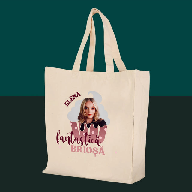 Fotografie Si Semnătură: Brioșă Fantastică - Sacoșă De Pânză