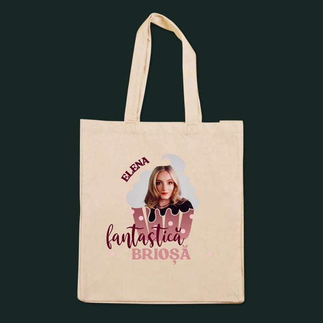 Fotografie Si Semnătură: Brioșă Fantastică - Sacoșă De Pânză