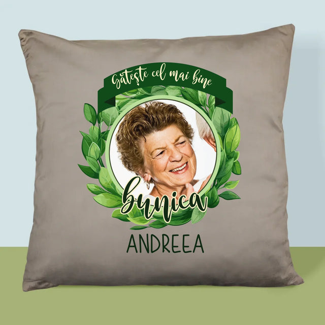 Fotografie și legendă: Cel mai bun bucătar - Pernă imprimată | RO