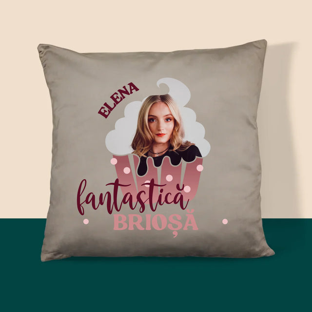 Fotografie Si Semnătură: Brioșă Fantastică - Pernă (Cu Fotografie)