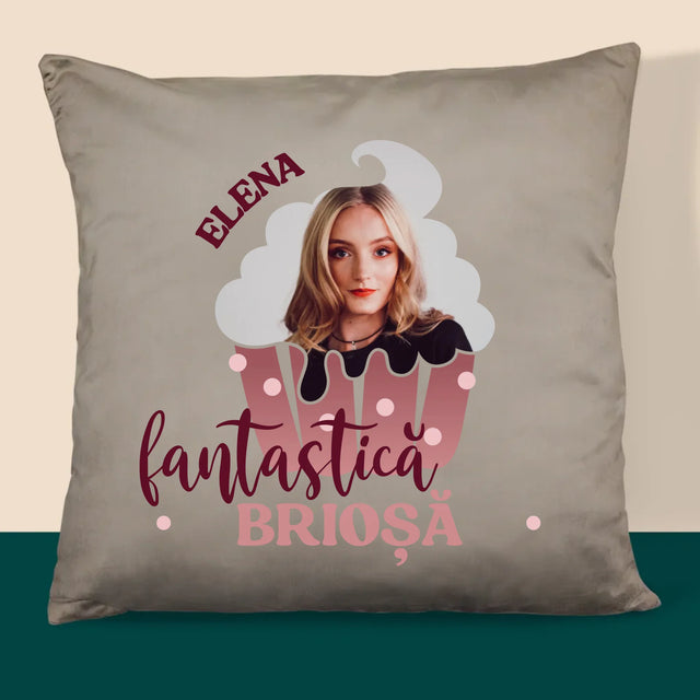 Fotografie Si Semnătură: Brioșă Fantastică - Pernă (Cu Fotografie)