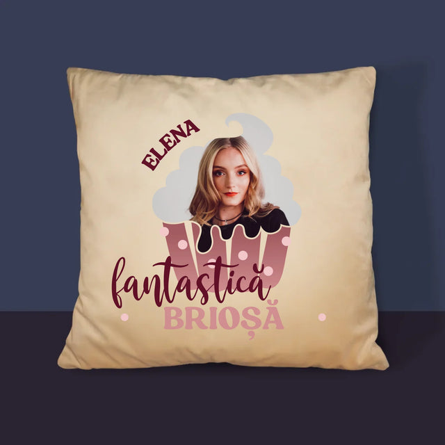 Fotografie Si Semnătură: Brioșă Fantastică - Pernă (Cu Fotografie)