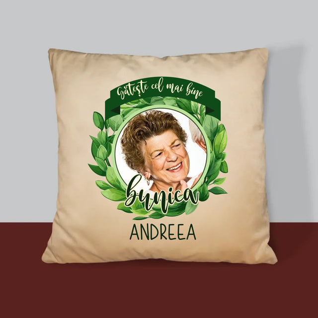 Fotografie și legendă: Cel mai bun bucătar - Pernă imprimată | RO