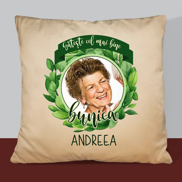 Fotografie și legendă: Cel mai bun bucătar - Pernă imprimată | RO