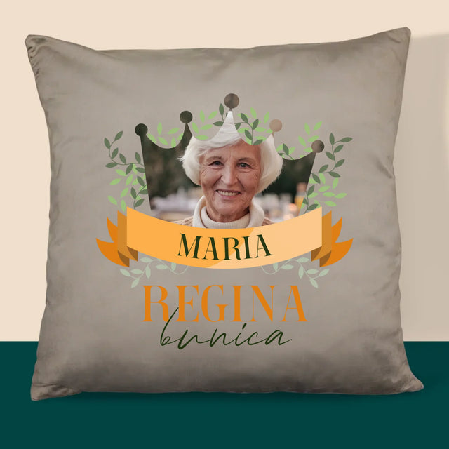 Fotografie Si Semnătură: Regina Bunica - Pernă (Cu Fotografie)