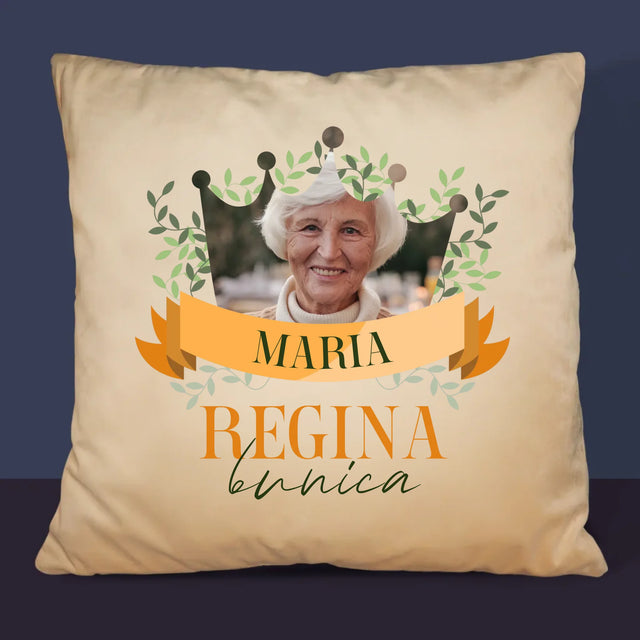 Fotografie Si Semnătură: Regina Bunica - Pernă (Cu Fotografie)