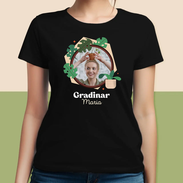 Fotografie Si Semnătură: Gradinar - Tricou Pentru Femei
