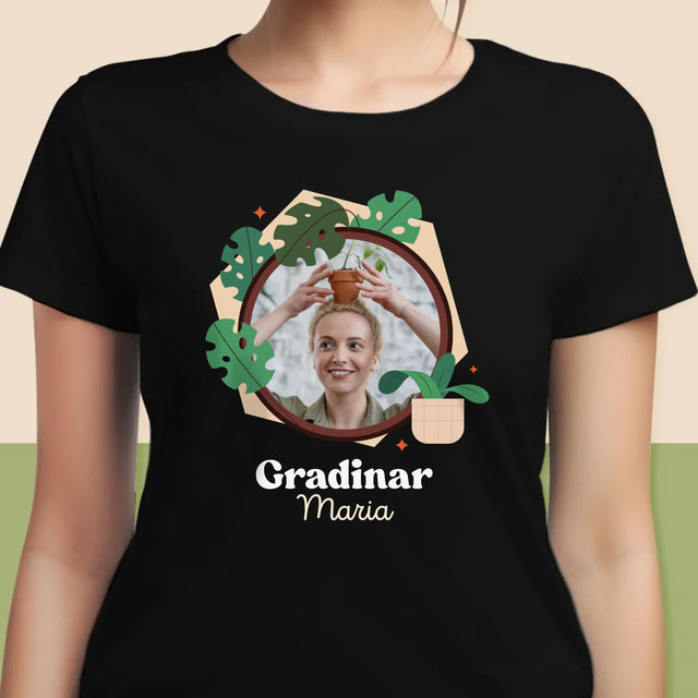 Fotografie Si Semnătură: Gradinar - Tricou Pentru Femei