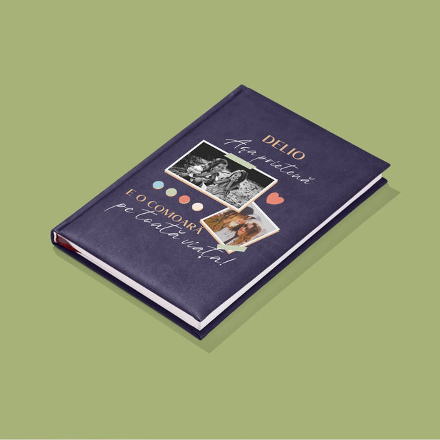 Colaj De Fotografii: Prietena E O Comoară - Carte Pentru Notițe Cu Fotografie