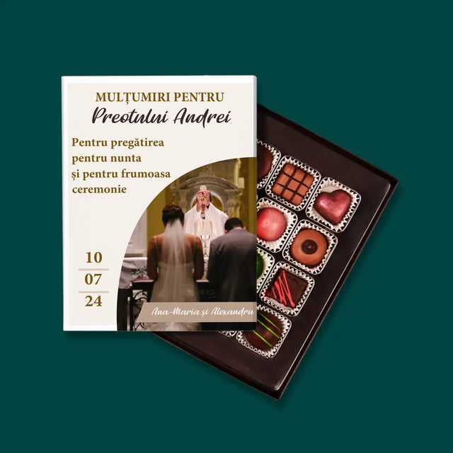 Fotografie Si Semnătură: Mulțumim Pentru Nunta Noastră - Praline