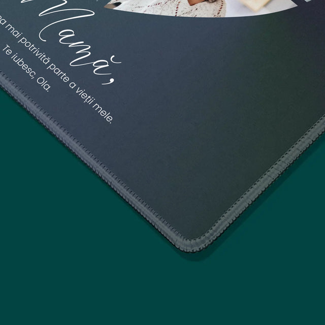 Colaj De Fotografii: Inimă Puzzle Pentru Mama - Mouse Pad