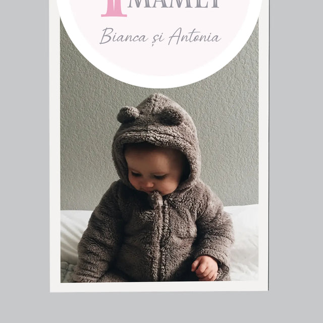 Colaj De Fotografii: Prima Zi A Mamei - Magnet Pe Fregider