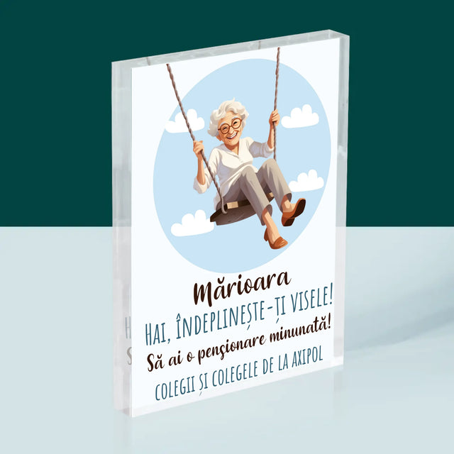 Numele Și Semnătura: Îndeplinește-Ți Visele - Bloc Acrilic