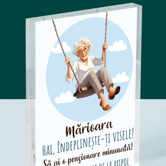 Numele Și Semnătura: Îndeplinește-Ți Visele - Bloc Acrilic