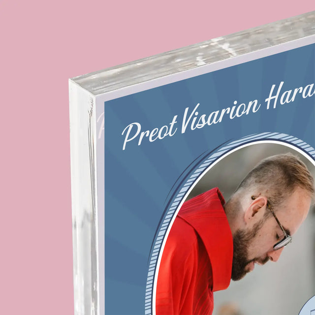 Numele Și Semnătura: Mulțumim Preotului - Bloc Acrilic