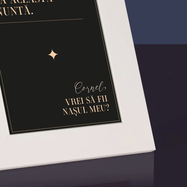 Numele Și Semnătura: Singura Mea Decizie - Ramă Pentru Fotografii (Horizontală)