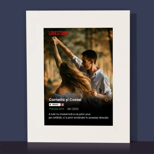 Fotografie Si Semnătură: Poster Netflix - Ramă Pentru Fotografii (Horizontală)