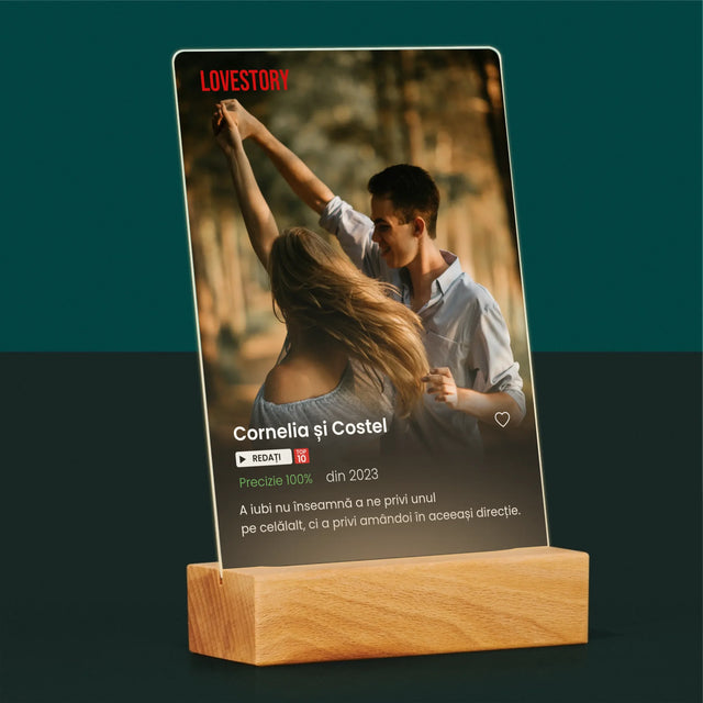 Fotografie Si Semnătură: Poster Netflix - Imprimare Pe Sticlă Acrilică (Verticală)