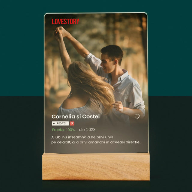 Fotografie Si Semnătură: Poster Netflix - Imprimare Pe Sticlă Acrilică (Verticală)