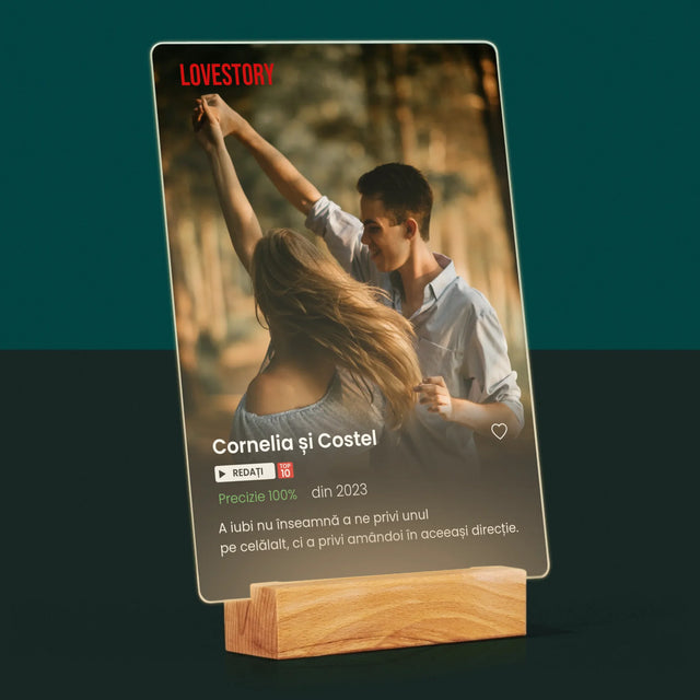 Fotografie Si Semnătură: Poster Netflix - Imprimare Pe Sticlă Acrilică (Verticală)