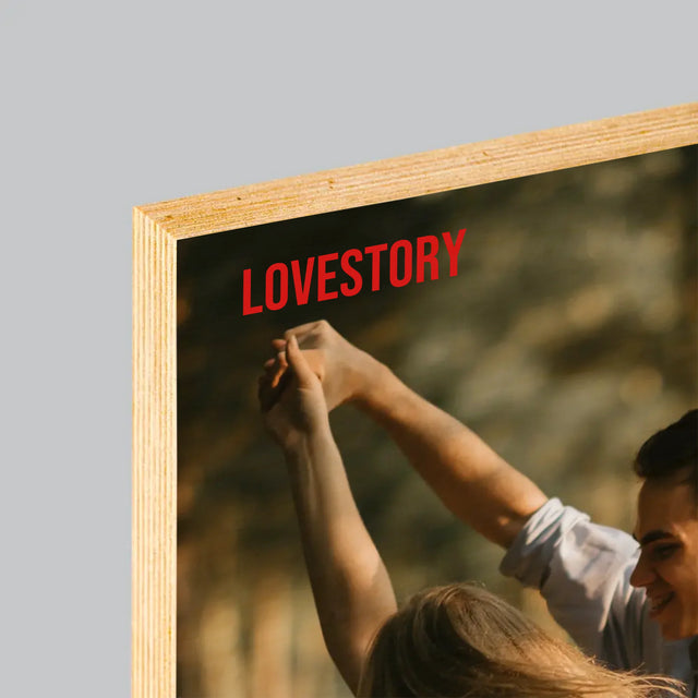 Imprimare pe lemn - verticală