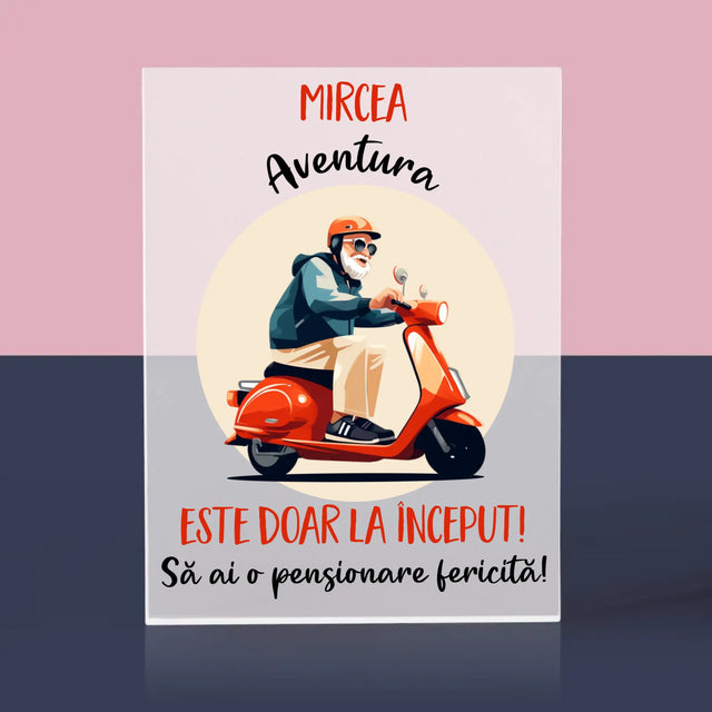 Numele Și Semnătura: Aventura Este Doar La Început - Bloc Acrilic