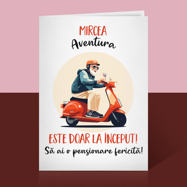 Numele Și Semnătura: Aventura Este Doar La Început - Card Cu Felicitări