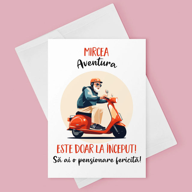 Numele Și Semnătura: Aventura Este Doar La Început - Card Cu Felicitări