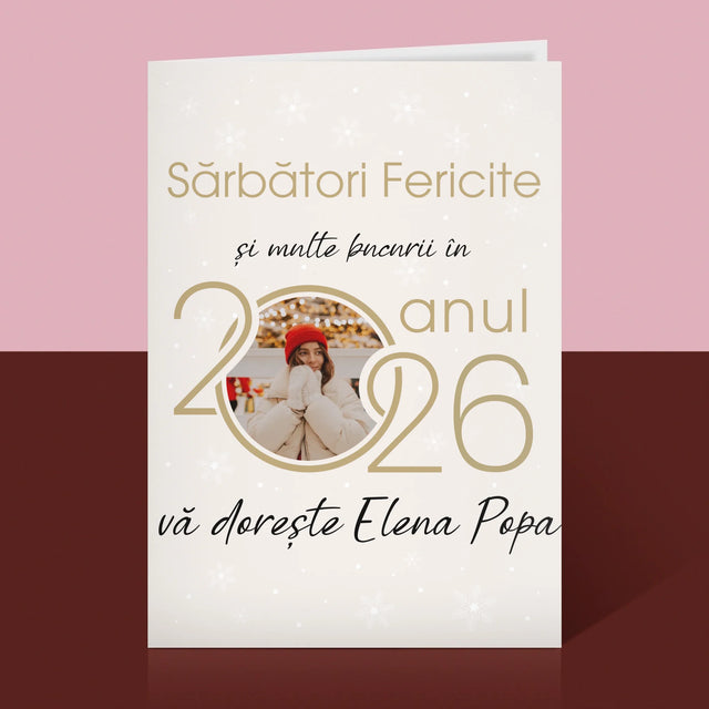 Colaj De Fotografii: An Nou Fericit - Card Cu Felicitări