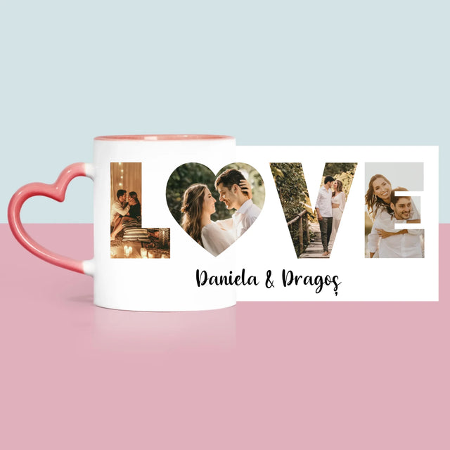 Cuvânt Din Fotografii: Love Din Fotografiile Tale - Cană
