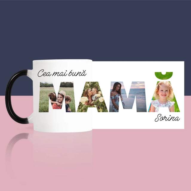 Cuvânt Din Fotografii: Mamă Din Fotografiile Tale - Cană