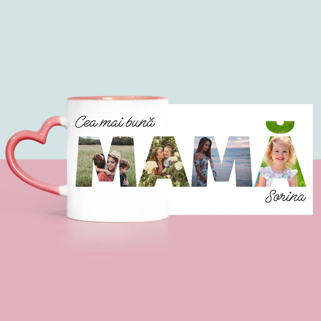 Cuvânt Din Fotografii: Mamă Din Fotografiile Tale - Cană