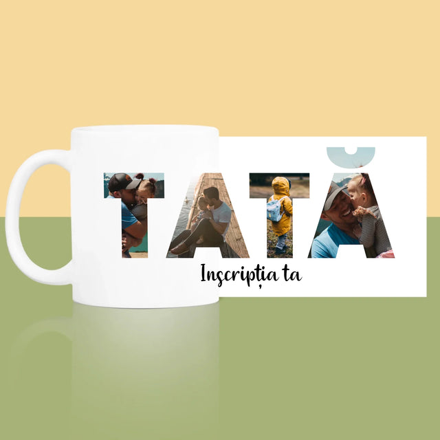 Cuvânt Din Fotografii: Tată Din Fotografiile Tale - Cană