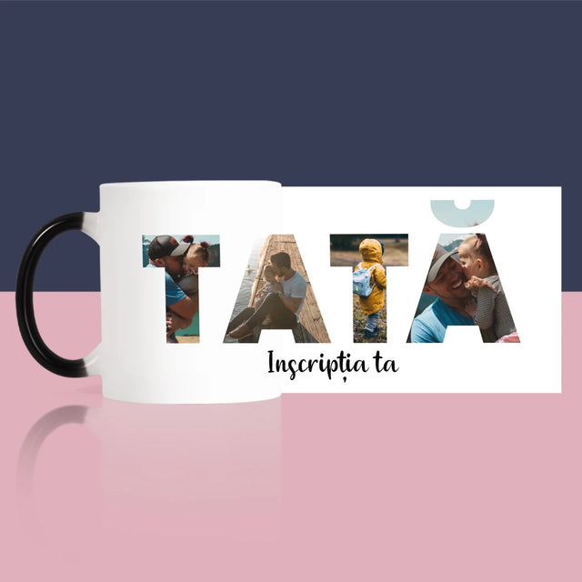 Cuvânt Din Fotografii: Tată Din Fotografiile Tale - Cană