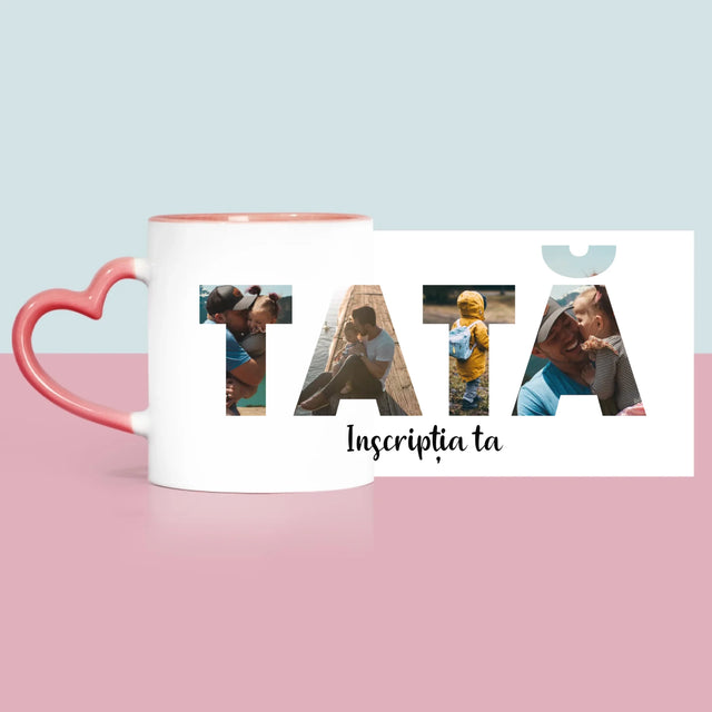 Cuvânt Din Fotografii: Tată Din Fotografiile Tale - Cană