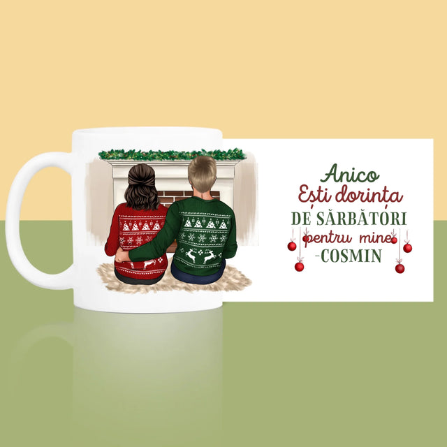 Creator De Personaj: Cuplu Crăciun - Cană